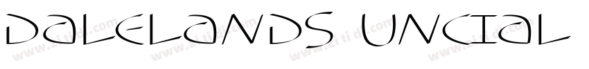 Dalelands Uncial Con字体转换
